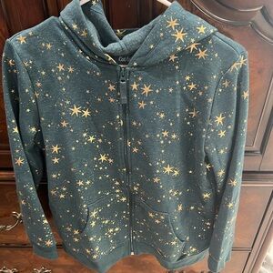 Cat & Jack Green Starry Hoodie Costume